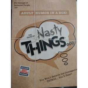 Game The game of nasty things  Great condition